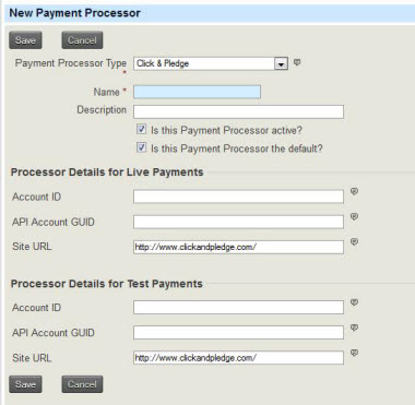 New payment processor